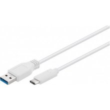 Goobay kabel USB 3.0 til USB-C 1meter hvid