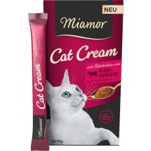 Miamor Cat Cream Beef - cat treats - 5x15g