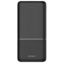 Deltaco PB-C1007 power bank 10000 mAh Black