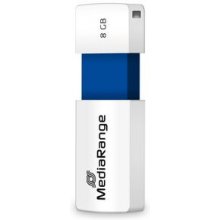 MediaRange USB-Stick 8GB USB 2.0 Slider blue