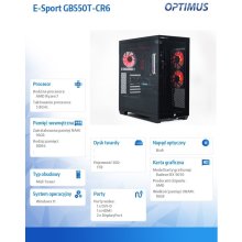 Optimus E-Sport GB550T-CR6 R7-5800X / 16...