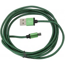 Platinet кабель microUSB - USB 2 м плетеный...