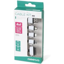 Omega кабел USB - microUSB / miniUSB...