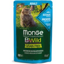 Monge BWILD pouches Cat ADULT Anchovies with...