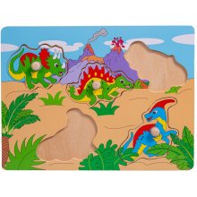 Smily Play Wooden puzzle Dinosaurs