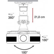 Techly Universal projector ceiling mount...