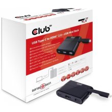 CLUB 3D CLUB3D USB Type-C to HDMI™ 2.0 + USB...