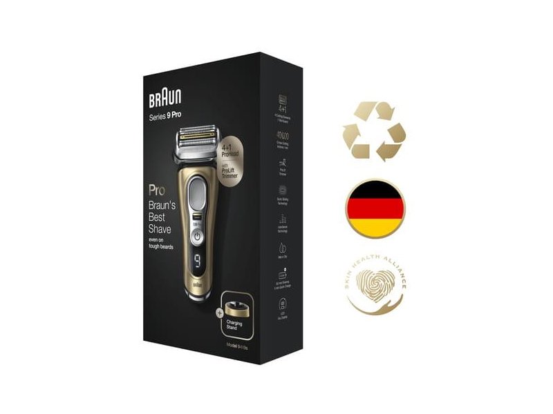 BRAUN 9419S GOLD（BRAUN Series 9 9419s Shaver - wet & dry