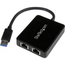 Võrgukaart StarTech .com USB 3.0 - 2x RJ45...