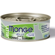 Monge Jelly Tuna Flakes with Surimi Adult 80...