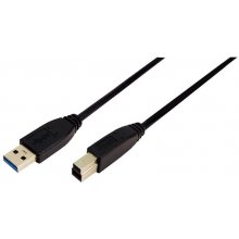 LogiLink USB Kabel A -> B St/St 2.00m...