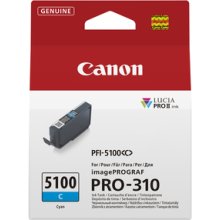 Тонер Canon INK PFI-5100 C EUR CYAN INK TANK