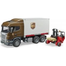 BRUDER Scania R-series UPS Logistik-LKW -...