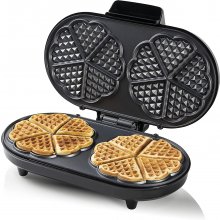 Bestron double heart waffle maker ADWM730CO...