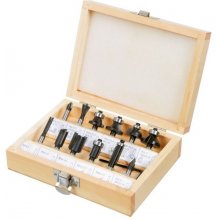 VERTO 60H008 router bit Bit set 12 pc(s)