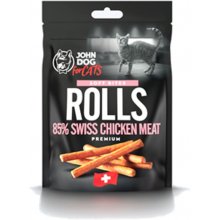 JOHN DOG Soft Bites Rolls Chicken 85% - cat...