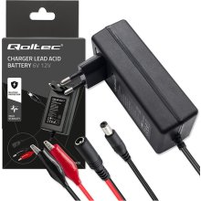 Qoltec Charger for AGM GEL STD 6V 12V...