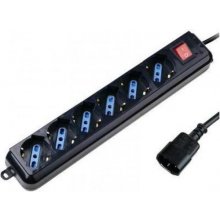 TECHLY Power Strip 6 Sockets Black with VDE...