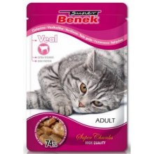 Super Benek Adult Veal - wet cat food - 100...