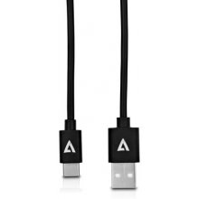 V7 USB 2.0 A TO USB-C CABLE 2M BLK 480MBPS...