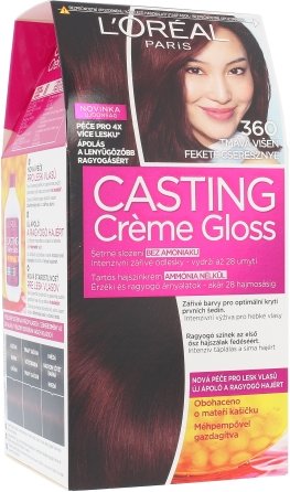 L'Oréal Paris Casting Creme Gloss 360 Black Cherry 48ml - Hair Color for  Women Brown, Colored Hair 