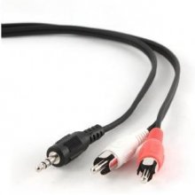GEMBIRD 2.5m, 3.5mm/2xRCA, M/M audio cable...