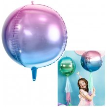 PartyDeco Фольгированный шар, 35 cm, омбре...
