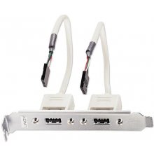 Lindy 2 Port USB 2.0 PC Back Plate