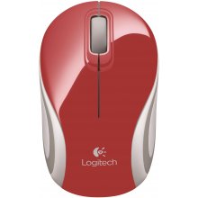 LOGITECH Wireless Mouse M187, red