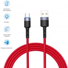 Tellur Data Cable USB to Type-C with LED...