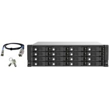 QNAP TL-R1620Sep-RP HDD enclosure Black...