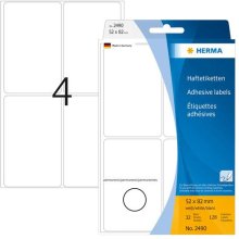 Herma Vielzwecketiketten weiß 52x82 mm...