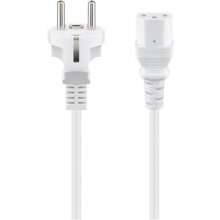 Goobay IEC Cord, 2 m, White