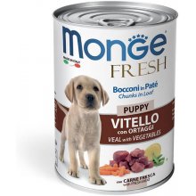 Monge Fresh Chunks PUPPY with Veal &...