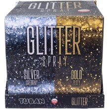 TUBAN Spray glitter display 16 pieces