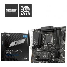 Emaplaat MSI PRO B760M-A WIFI motherboard...
