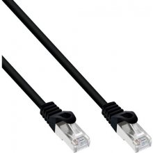 INLINE Patch Cable SF/UTP Cat.5e black 0.5m