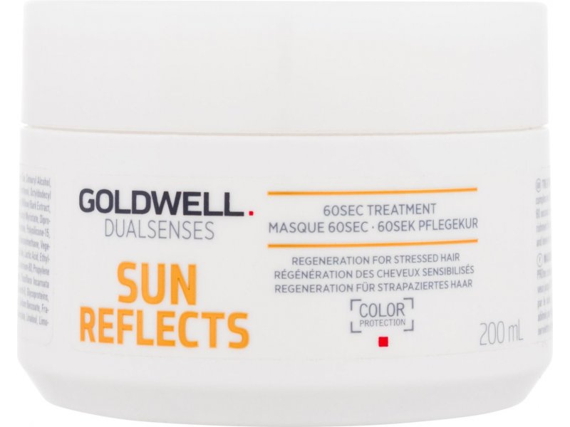 Goldwell Dualsenses Sun Reflects 60Sec Treatment 200ml - Hair Mask for  Women Sun Damaged Hair 