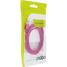 MOB:A Cable USB-A - MicroUSB 2.4A, 1m, pink...