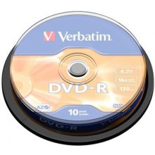 Verbatim DVD-R Matt Silver 4.7 GB 10 pc(s)
