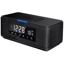 Platinet wireless speaker + clock radio + Qi...