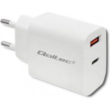QOLTEC Charger 18W 5-12V, 1.5-3A, USB C