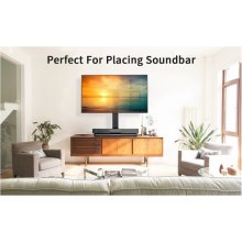 Techly TV stand 32-55 inches, 40 kg, swivel