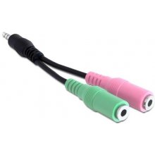DeLOCK 3.5mm/2 x 3.5mm audio cable 0.12 m...