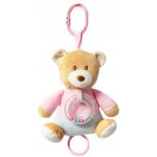 TULILO Music box Teddy bear 25 cm pink-blue