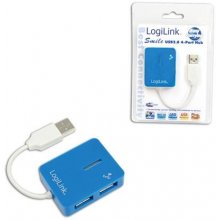 Logilink | USB 2.0 Hub 4-Port, Smile, Blue