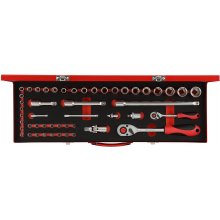 Gedore Red socket set 1/4 "+ 1/2", 49...