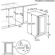 Wine cooler AEG AWUS020B5B