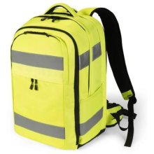 Dicota Hi-Vis backpack Yellow Polyethylene...
