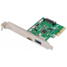 DIGITUS PCIe card, USB Type-C™ + USB-A